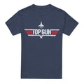 Navy - Front - Top Gun Unisex Adult Logo T-Shirt