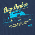 Navy - Pack Shot - Dexter Unisex Adult Moonlight Fishing T-Shirt