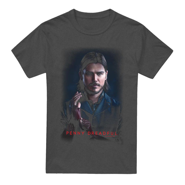 Charcoal - Front - Penny Dreadful Unisex Adult Ethan T-Shirt