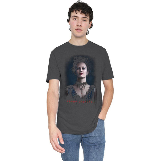 Charcoal - Side - Penny Dreadful Unisex Adult Vanessa T-Shirt