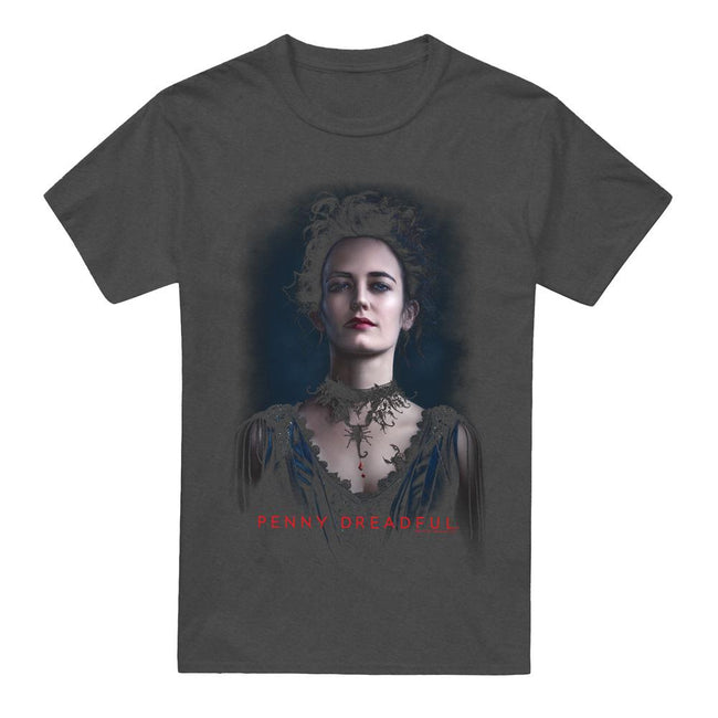 Charcoal - Front - Penny Dreadful Unisex Adult Vanessa T-Shirt
