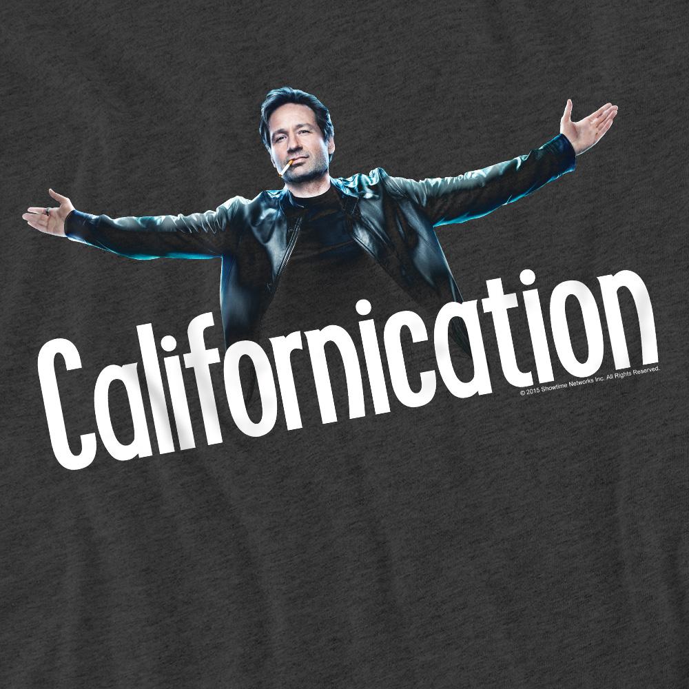Charcoal - Pack Shot - Californication Unisex Adult Outstretched T-Shirt