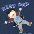 Navy - Pack Shot - South Park Unisex Adult Best Dad Ever Randy Marsh Fathers Day T-Shirt