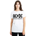 White - Side - AC-DC Unisex Adult Back In Black T-Shirt