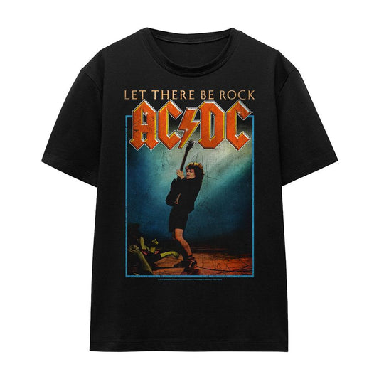 Black - Front - AC-DC Unisex Adult Let There Be Rock T-Shirt