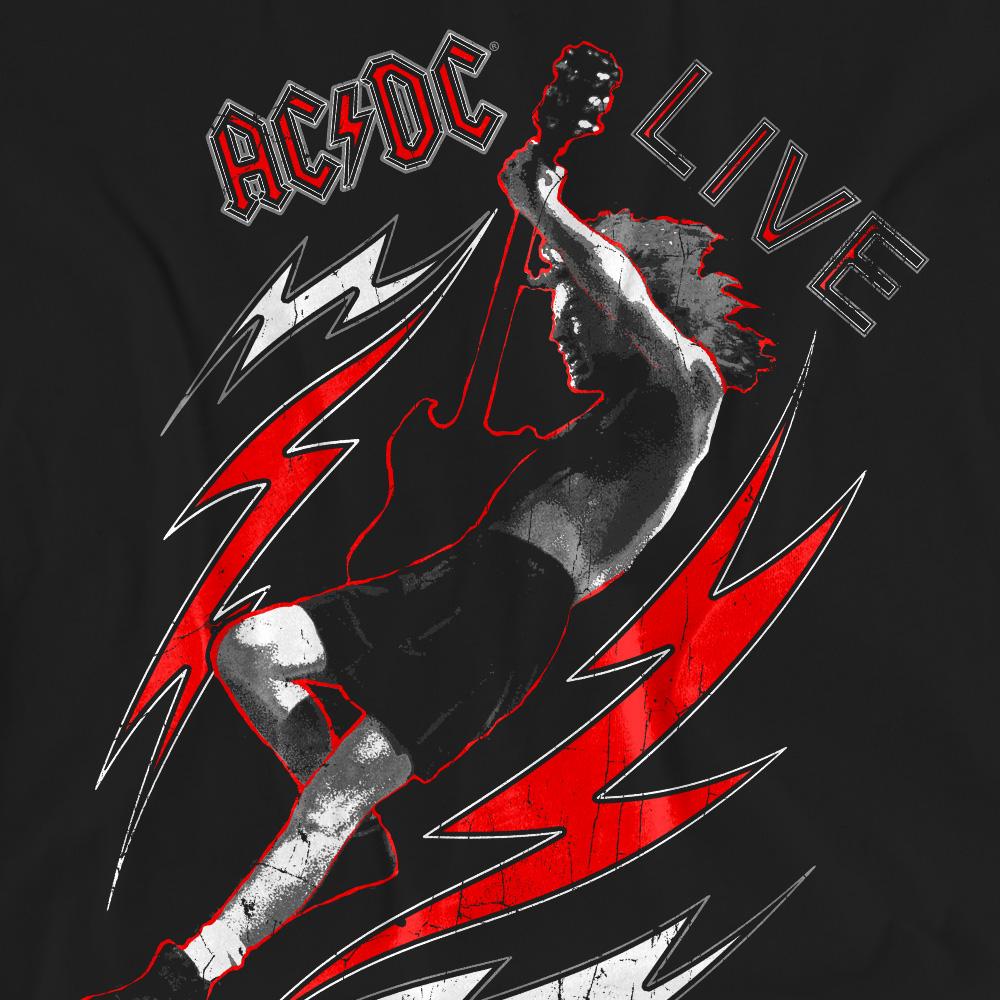 Black - Pack Shot - AC-DC Unisex Adult Live T-Shirt