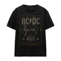 Black - Front - AC-DC Unisex Adult Rock Label T-Shirt