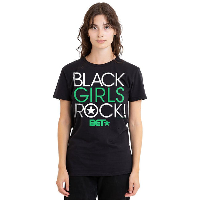Black - Side - BET Unisex Adult Black Girls Rock T-Shirt