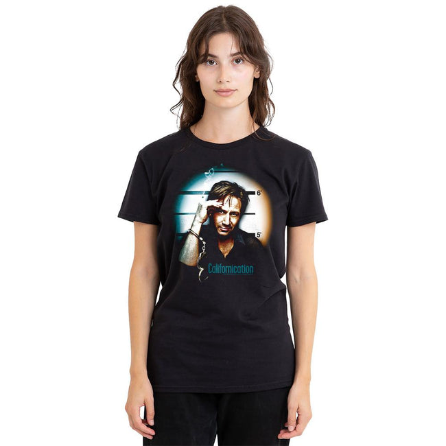 Black - Side - Californication Unisex Adult In Handcuffs T-Shirt