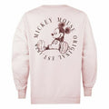 Pale Pink - Back - Disney Womens-Ladies Original Est. 1928 Mickey Mouse Sweatshirt
