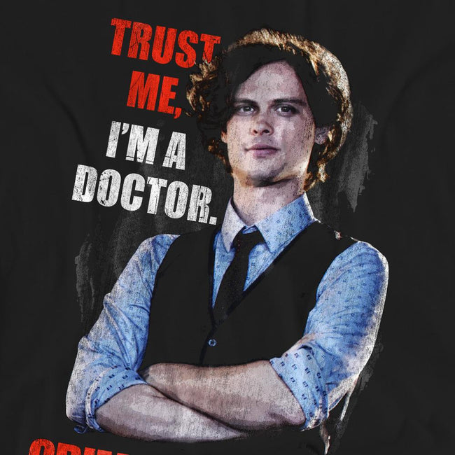 Black - Pack Shot - Criminal Minds Unisex Adult Trust Me T-Shirt