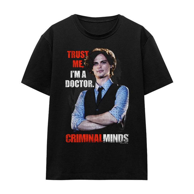 Black - Front - Criminal Minds Unisex Adult Trust Me T-Shirt