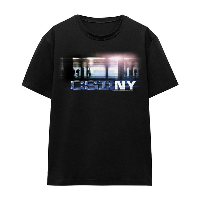 Black - Front - CSI Unisex Adult New York Subway T-Shirt