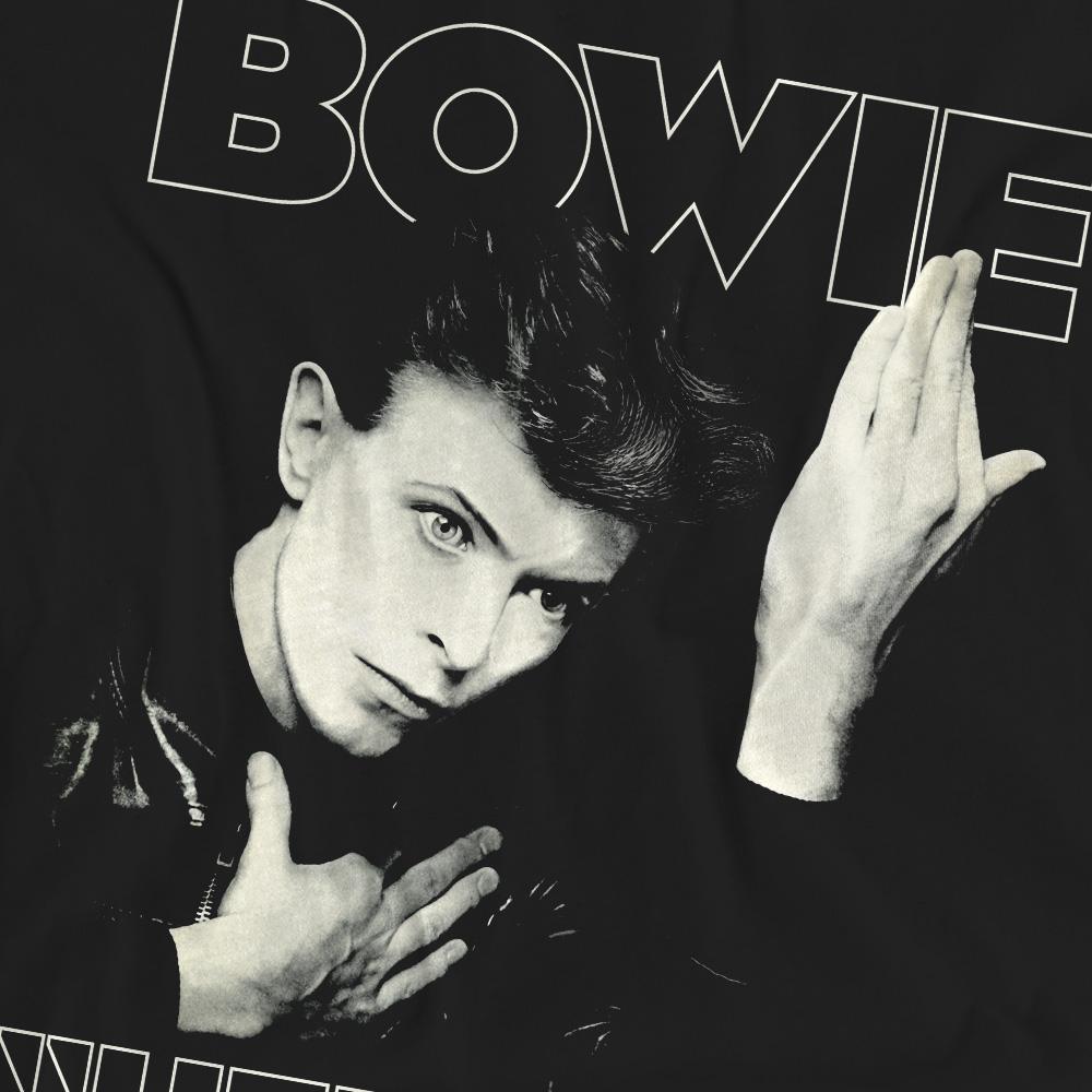 Black - Pack Shot - David Bowie Unisex Adult Heroes Cover T-Shirt