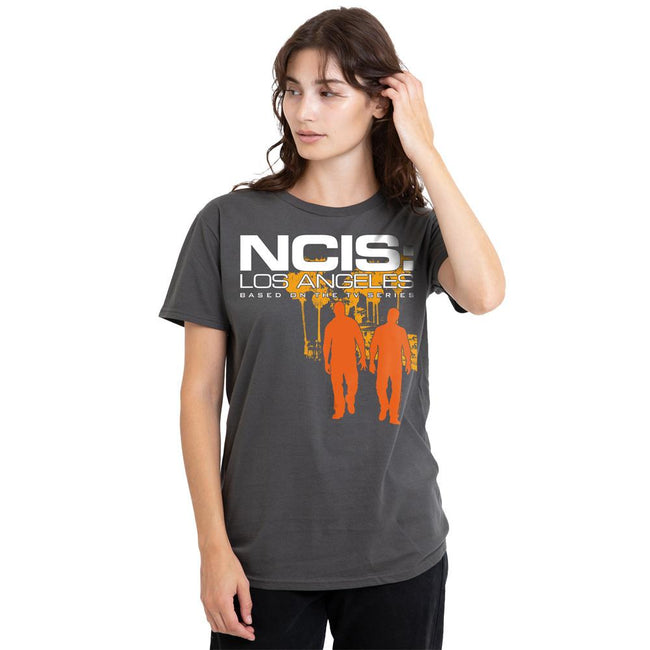 Charcoal - Side - NCIS: Los Angeles Unisex Adult Slow Walk T-Shirt