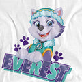 White - Side - Paw Patrol Unisex Adult Everest T-Shirt