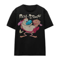 Black - Front - Ren & Stimpy Unisex Adult Two Of A Kind T-Shirt