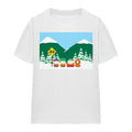 White - Front - South Park Unisex Adult Bus Stop T-Shirt