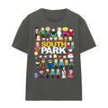 Charcoal - Front - South Park Unisex Adult Full Cast T-Shirt