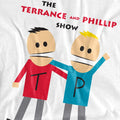 White - Side - South Park Unisex Adult Terrance & Phillip T-Shirt
