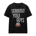 Black - Front - South Park Unisex Adult I´m Seriously T-Shirt