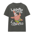 Charcoal - Front - SpongeBob SquarePants Unisex Adult Singing Patrick Star T-Shirt