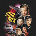 Black - Side - Star Trek Unisex Adult The Classic Crew T-Shirt