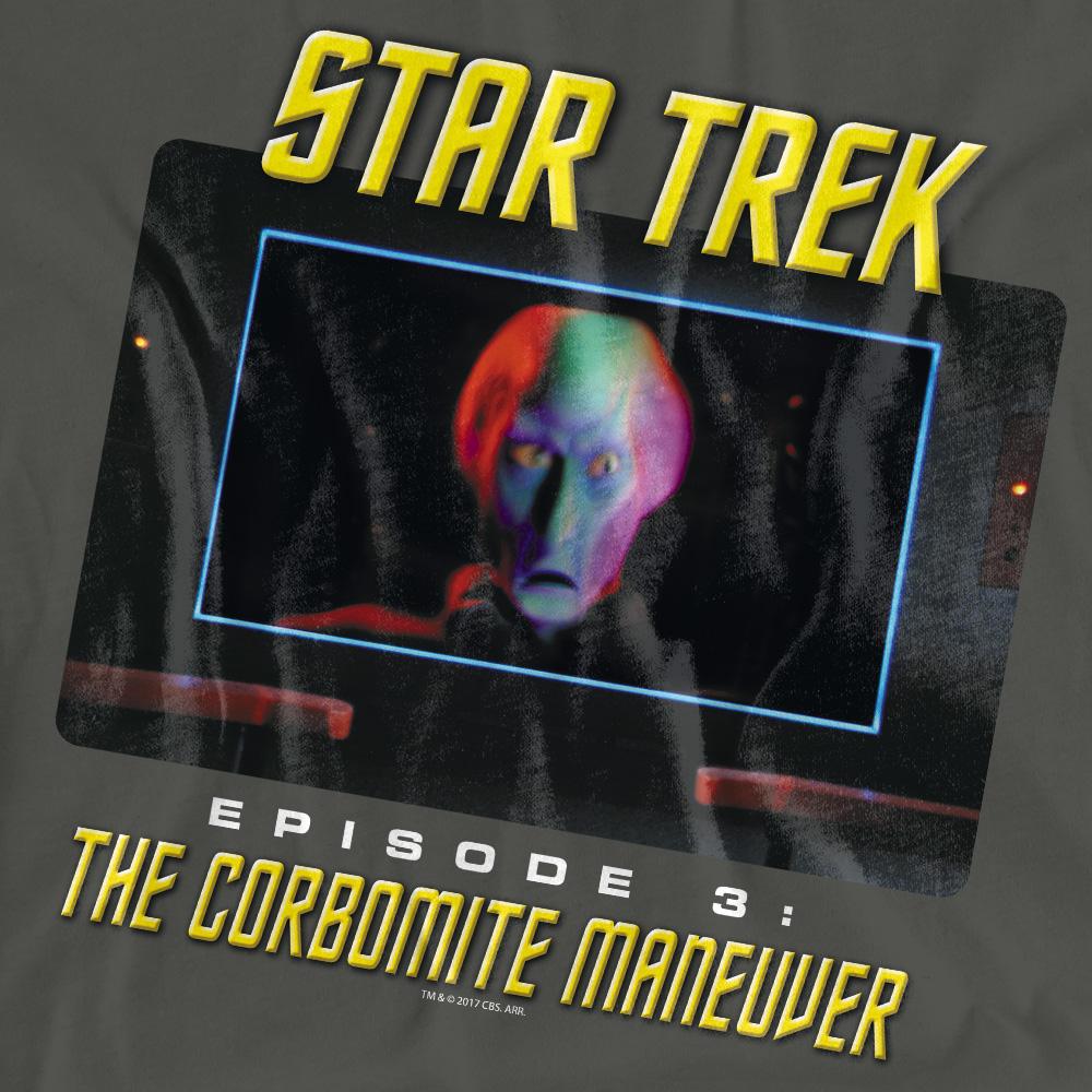 Charcoal - Pack Shot - Star Trek Unisex Adult The Corbomite Maneuver T-Shirt