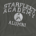 Charcoal - Side - Star Trek Unisex Adult Alumni T-Shirt
