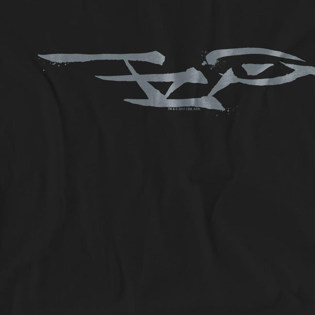 Black - Pack Shot - Star Trek Unisex Adult Bushwork Enterprise T-Shirt