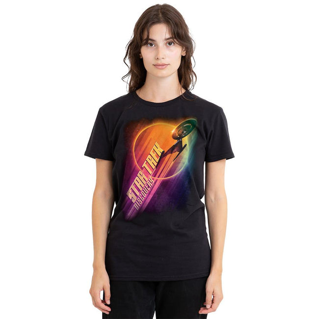 Black - Side - Star Trek: Discovery Unisex Adult Ascent T-Shirt