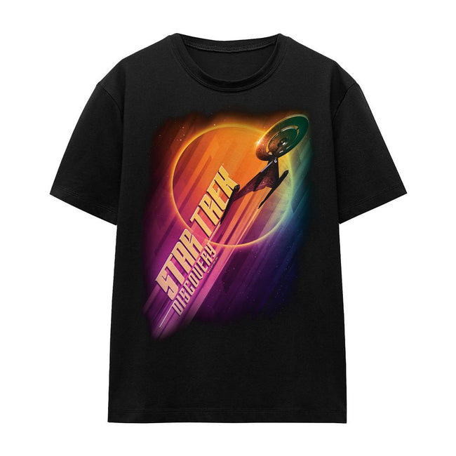 Black - Front - Star Trek: Discovery Unisex Adult Ascent T-Shirt