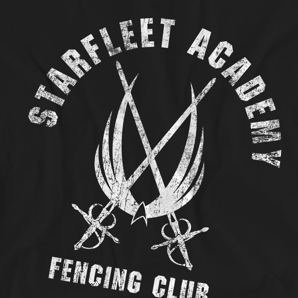 Black - Pack Shot - Star Trek Unisex Adult Fencing Club T-Shirt