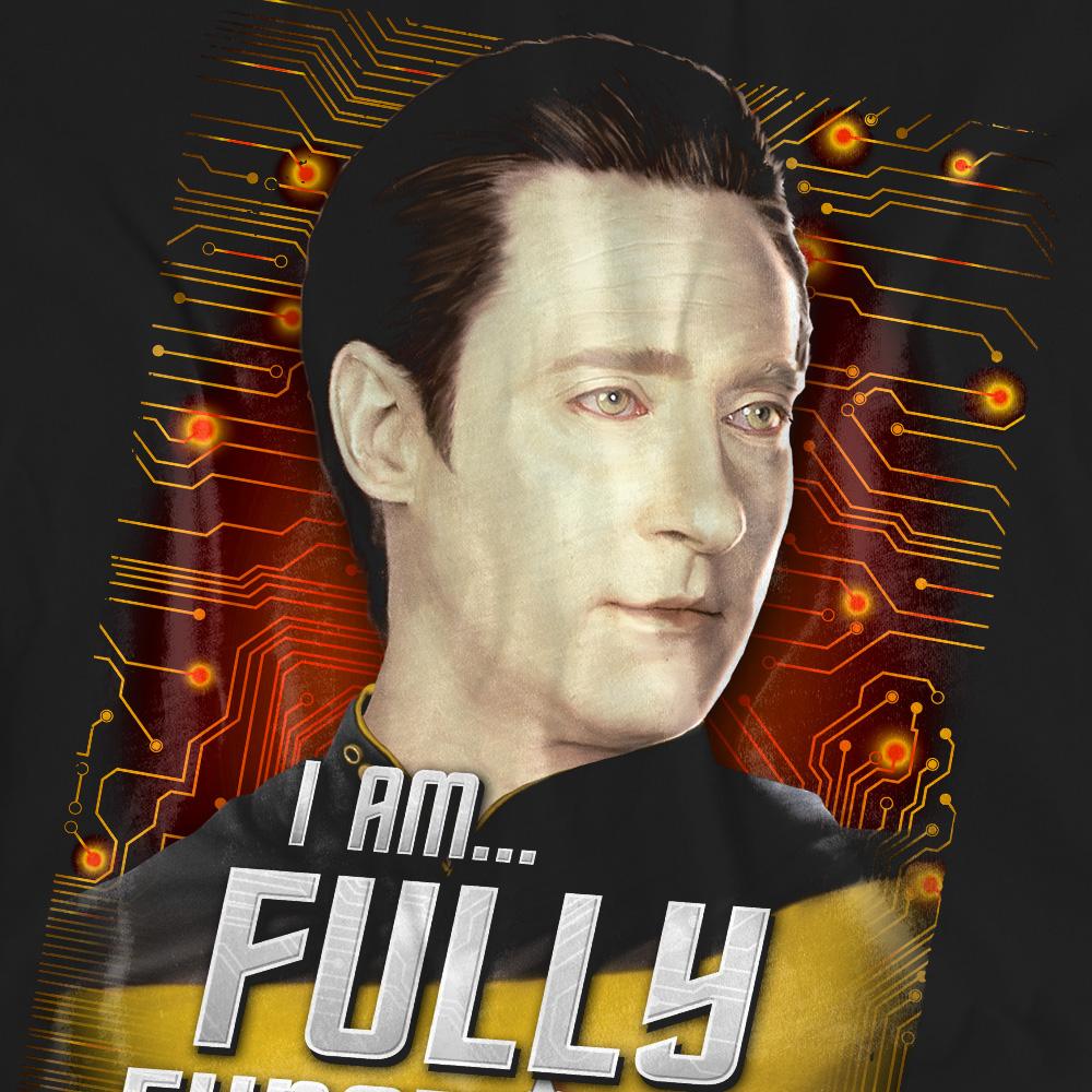 Black - Pack Shot - Star Trek Unisex Adult Fully Functional T-Shirt