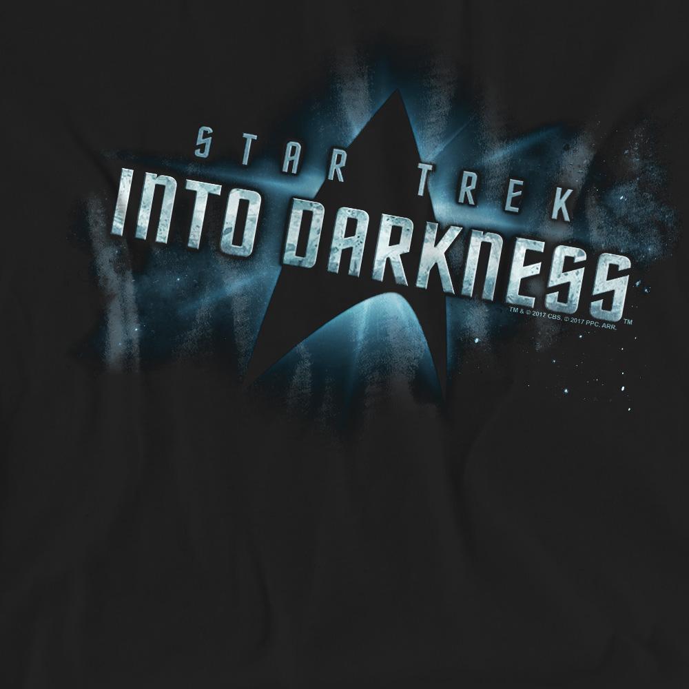 Black - Pack Shot - Star Trek: Into Darkness Unisex Adult Logo T-Shirt