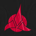 Black - Side - Star Trek Unisex Adult Klingon Logo T-Shirt