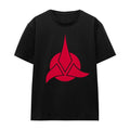 Black - Front - Star Trek Unisex Adult Klingon Logo T-Shirt