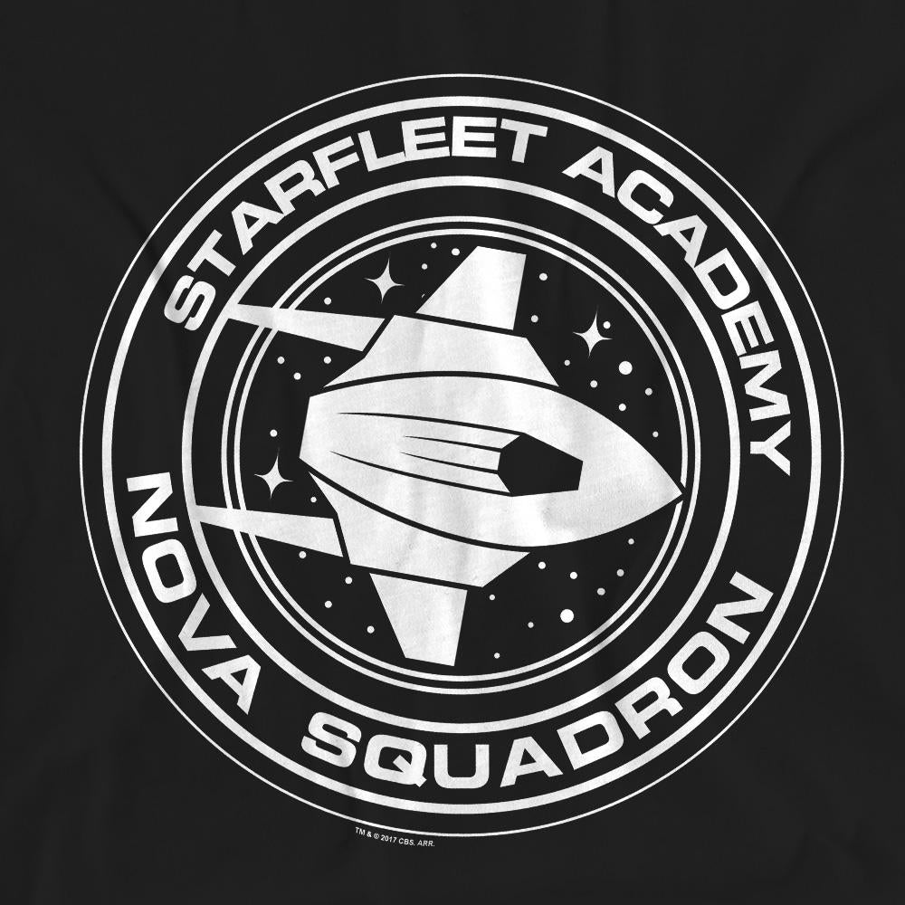 Black - Pack Shot - Star Trek Unisex Adult Nova Squadron T-Shirt