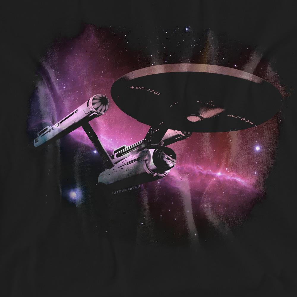 Black - Pack Shot - Star Trek Unisex Adult Prime Directive T-Shirt