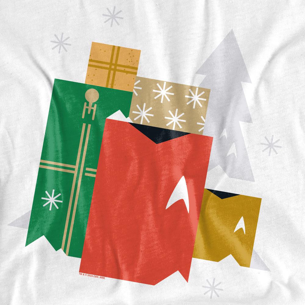 White - Pack Shot - Star Trek: The Original Series Unisex Adult Present Christmas T-Shirt