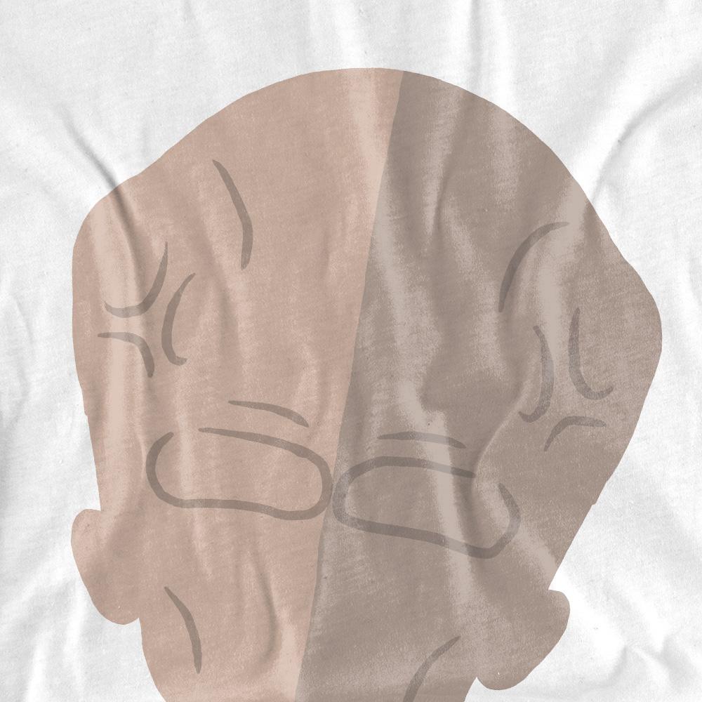 White - Pack Shot - Star Trek Unisex Adult The Talosian T-Shirt