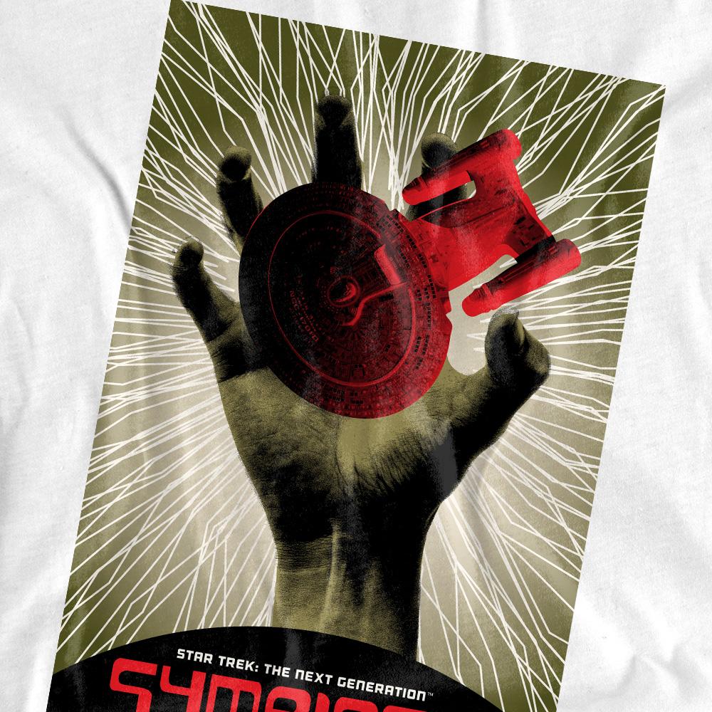 White - Pack Shot - Star Trek Unisex Adult The Next Generation Season 1 Episode 22 T-Shirt