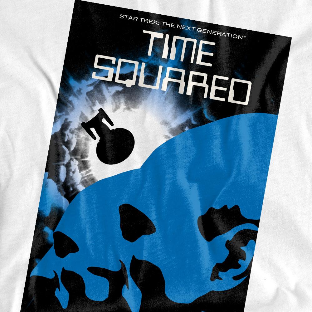 White - Pack Shot - Star Trek Unisex Adult The Next Generation Season 2 Episode 13 T-Shirt