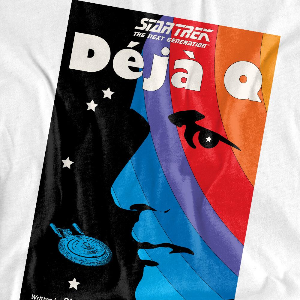 White - Pack Shot - Star Trek Unisex Adult The Next Generation Season 3 Episode 13 T-Shirt