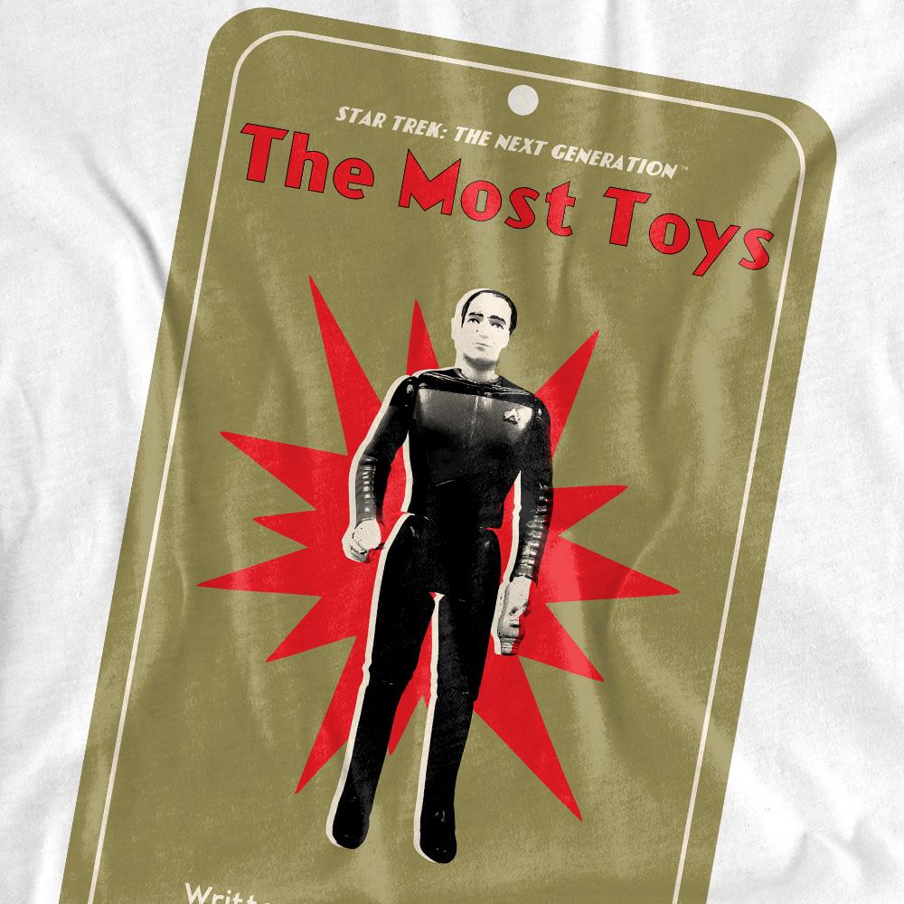 White - Pack Shot - Star Trek Unisex Adult The Next Generation Season 3 Episode 22 T-Shirt