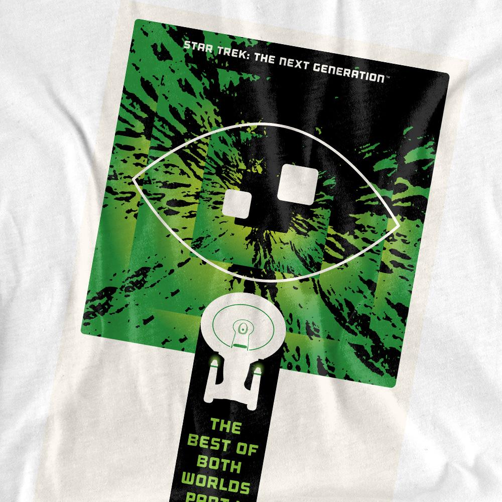 White - Pack Shot - Star Trek Unisex Adult The Next Generation Season 3 Episode 26 T-Shirt