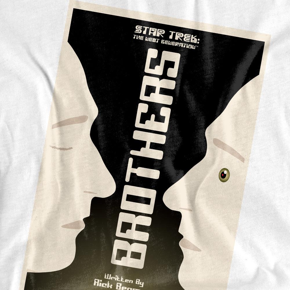 White - Pack Shot - Star Trek Unisex Adult The Next Generation Season 4 Episode 3 T-Shirt