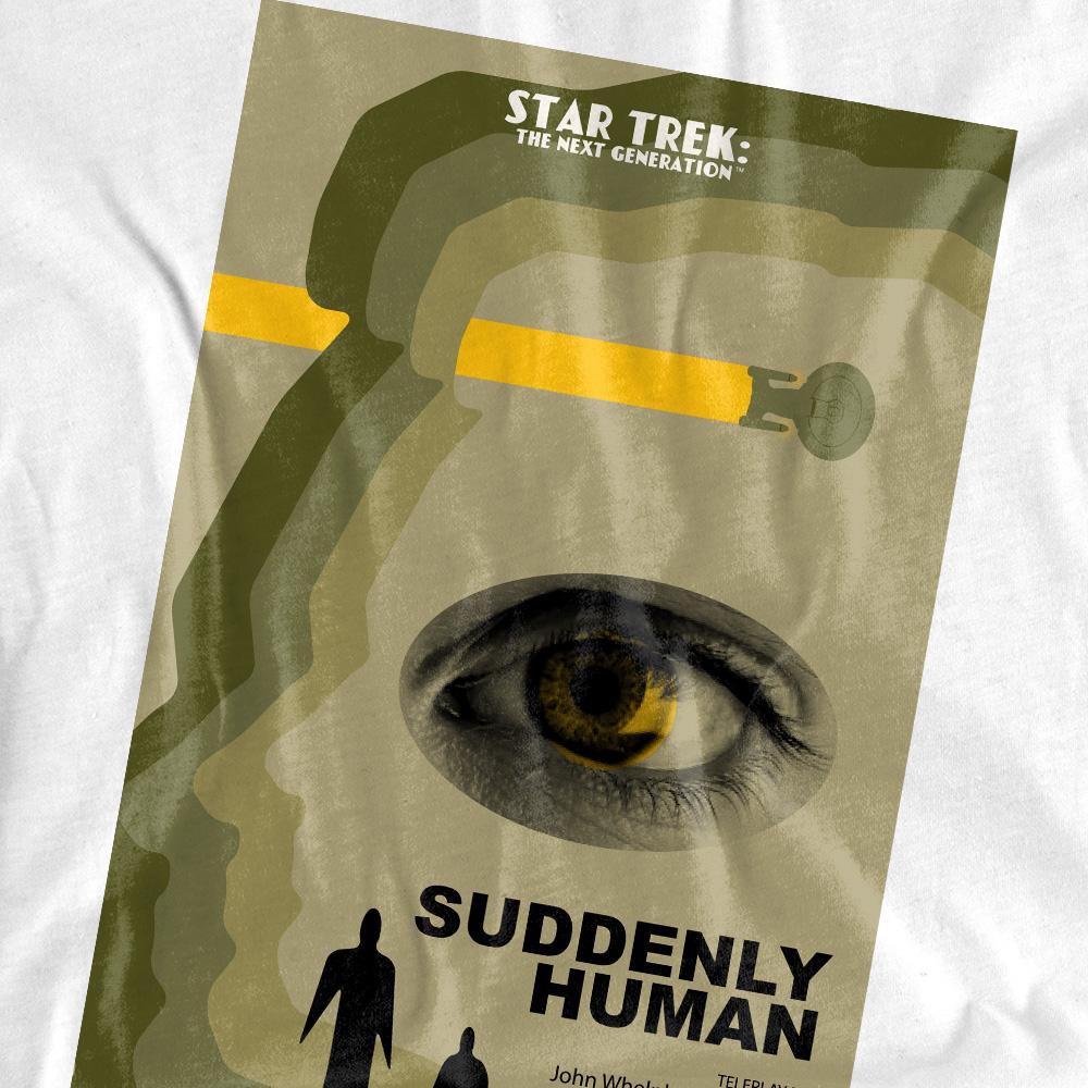 White - Pack Shot - Star Trek Unisex Adult The Next Generation Season 4 Episode 4 T-Shirt