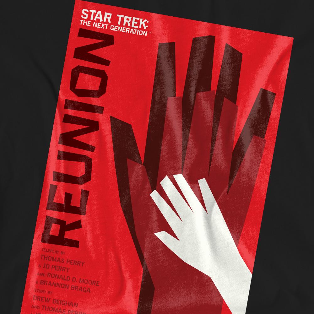 Black - Pack Shot - Star Trek Unisex Adult The Next Generation Season 4 Episode 7 T-Shirt
