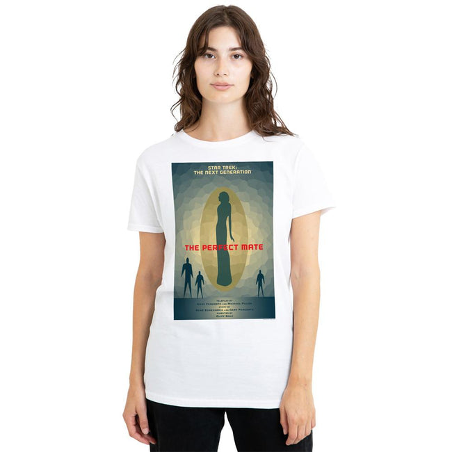 White - Side - Star Trek Unisex Adult The Next Generation Season 5 Episode 21 T-Shirt